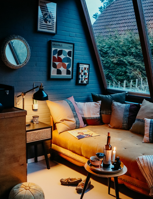 Rauszeit SPO - Ferienhaus in Sankt Peter-Ording - gemütlicher Abend im Wintergarten