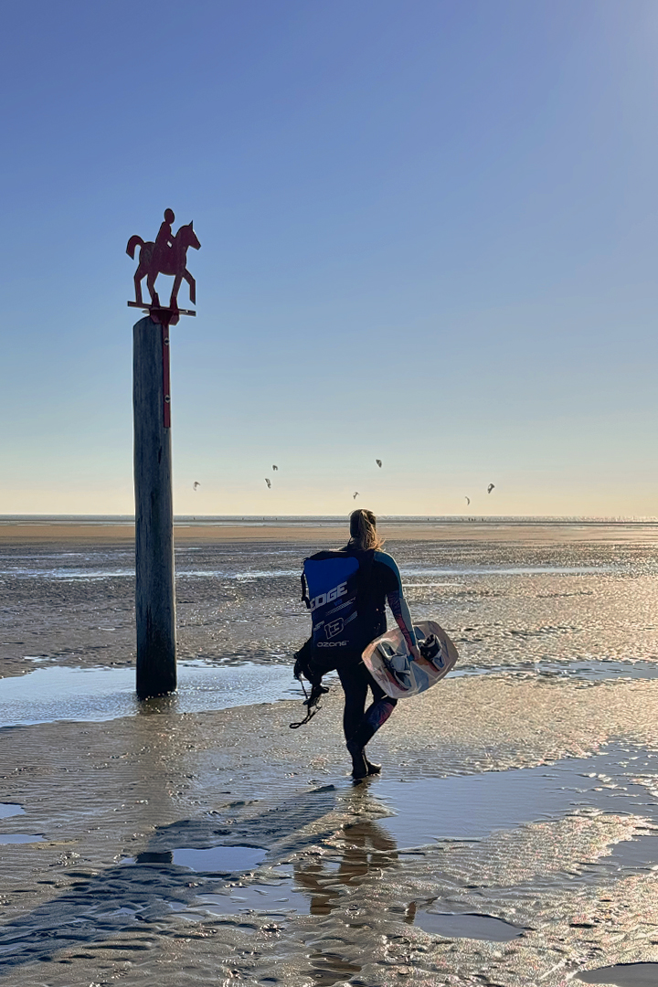 Rauszeit SPO - Ferien in St. Peter-Ording - Kitesurfen in SPO